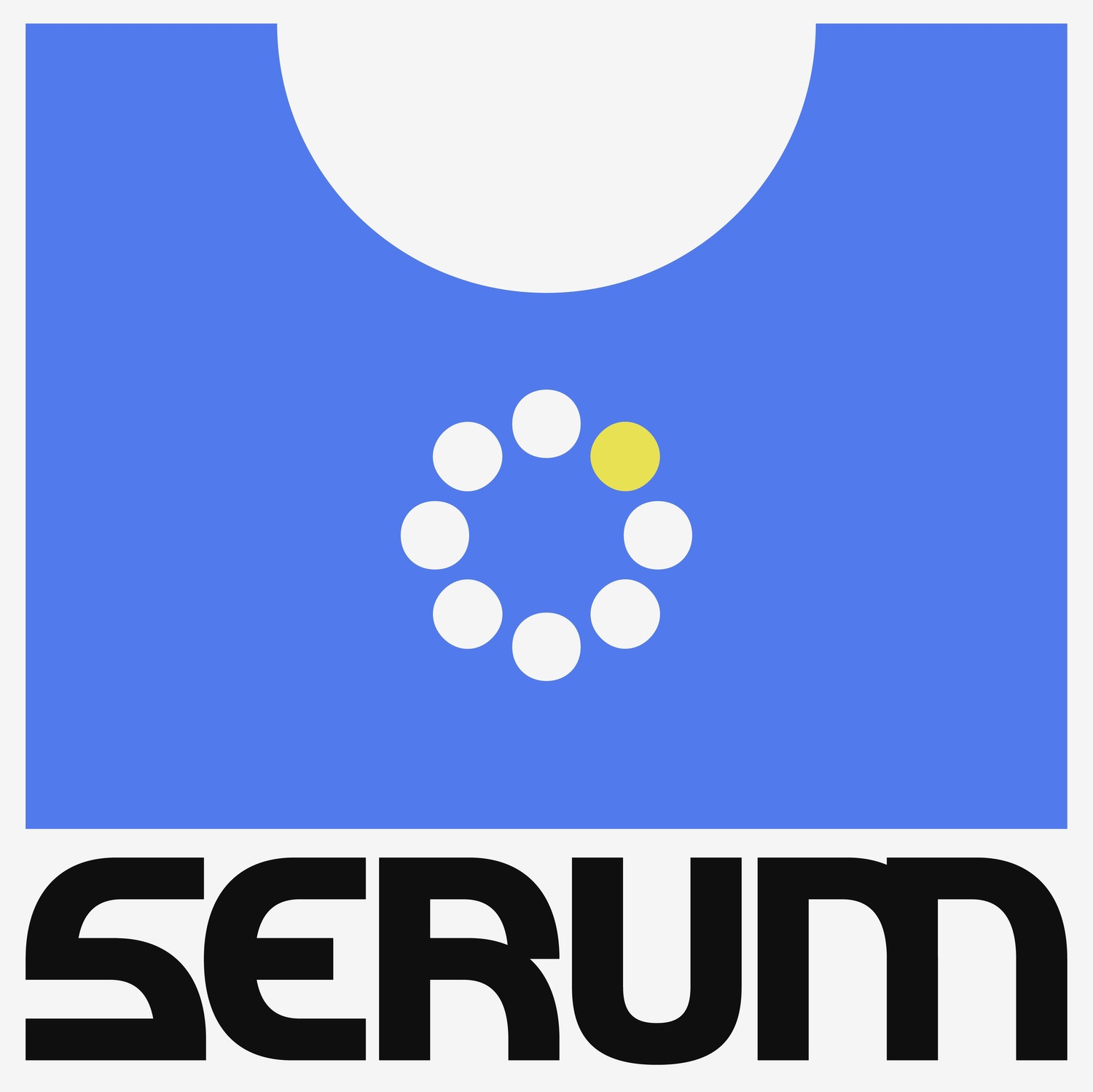 Пример шрифта Serum Regular
