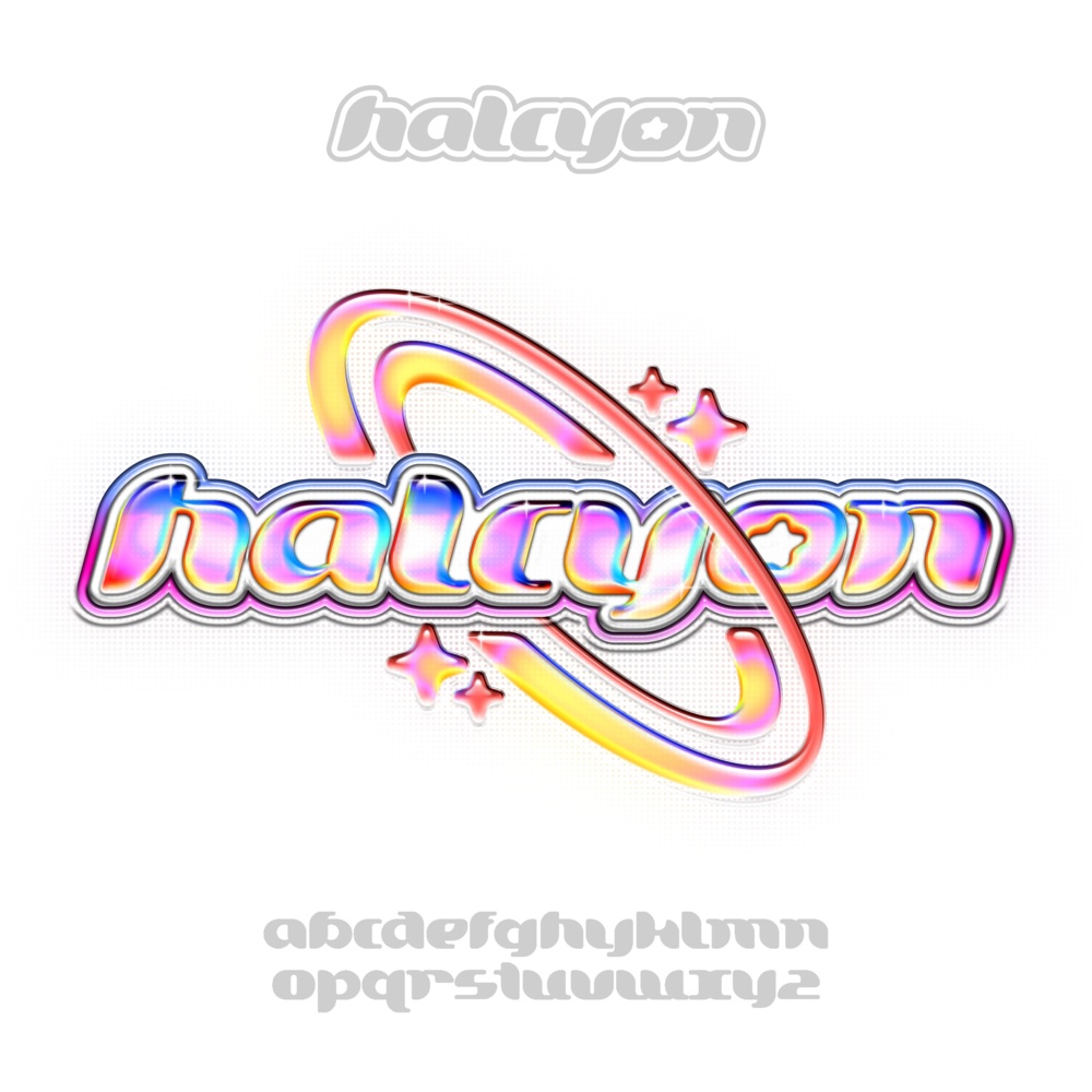 Пример шрифта Halcyon