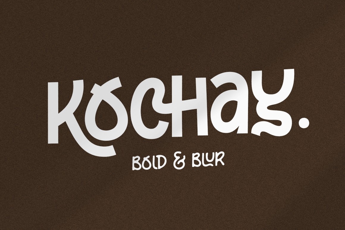 Пример шрифта Kochay