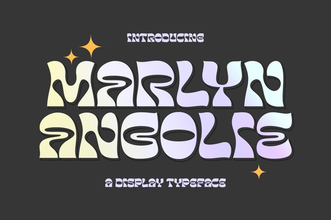 Пример шрифта Marlyn Angolie Outline-Regular