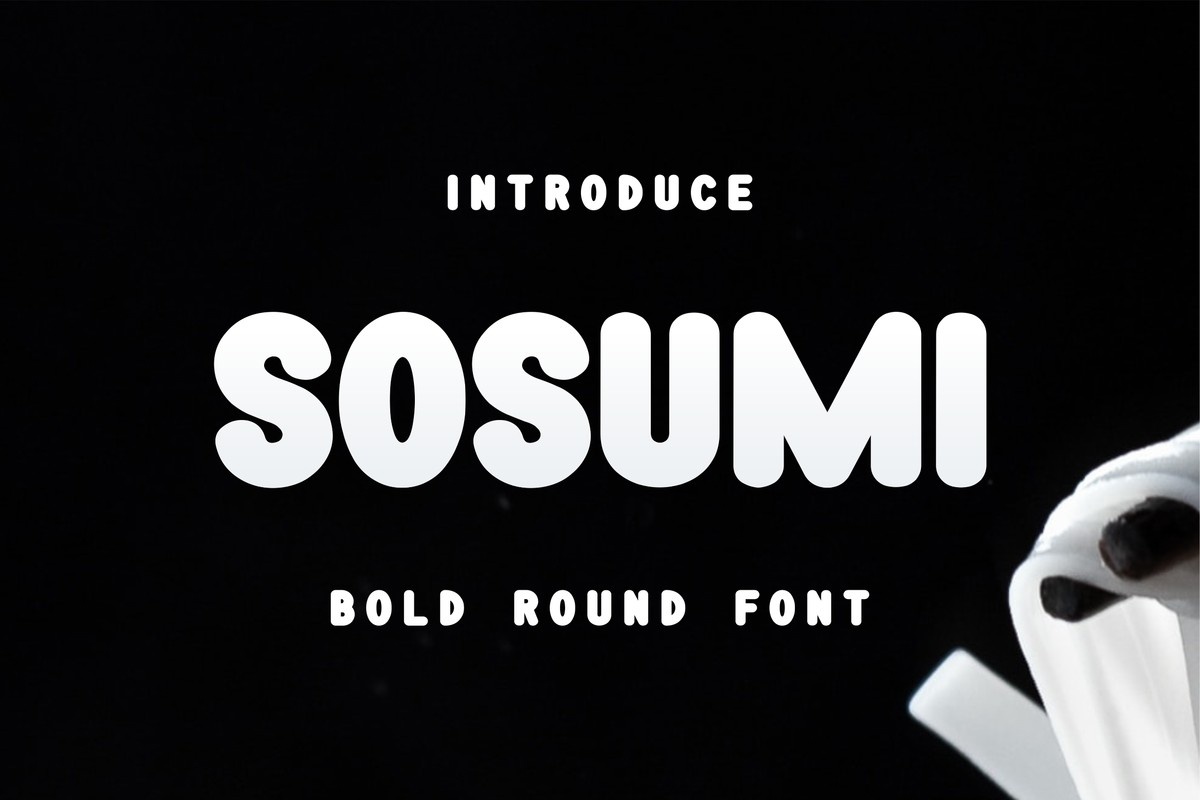 Пример шрифта Sosumi Regular