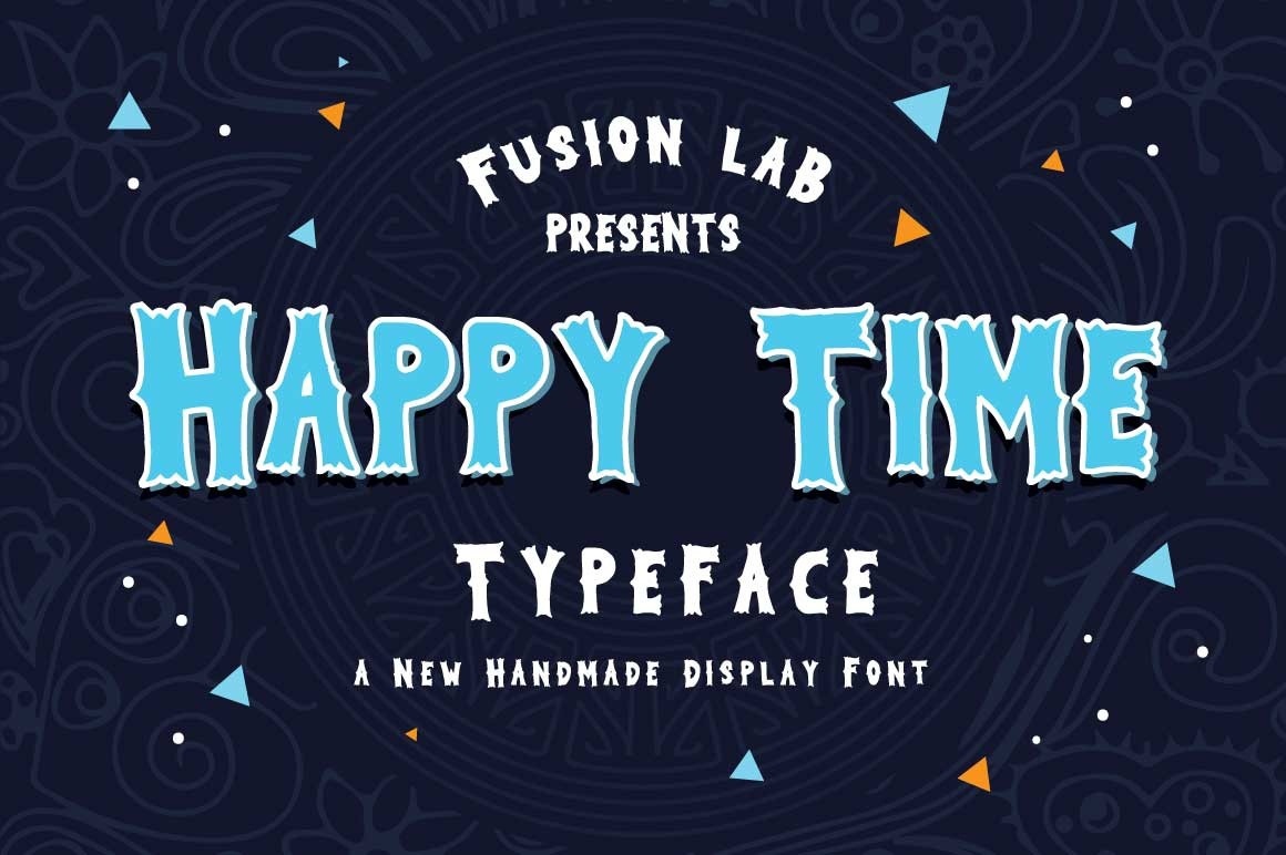 Пример шрифта Happy Time Typeface Regular