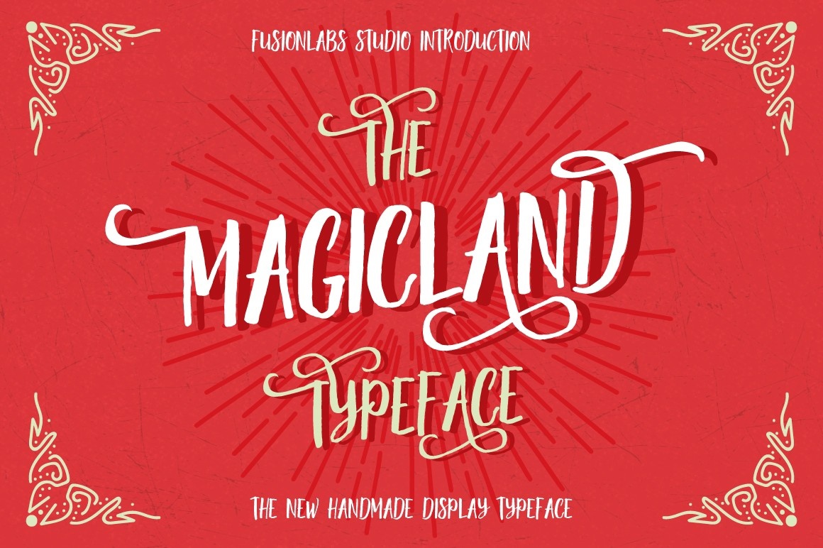 Пример шрифта Magicland Typeface Regular