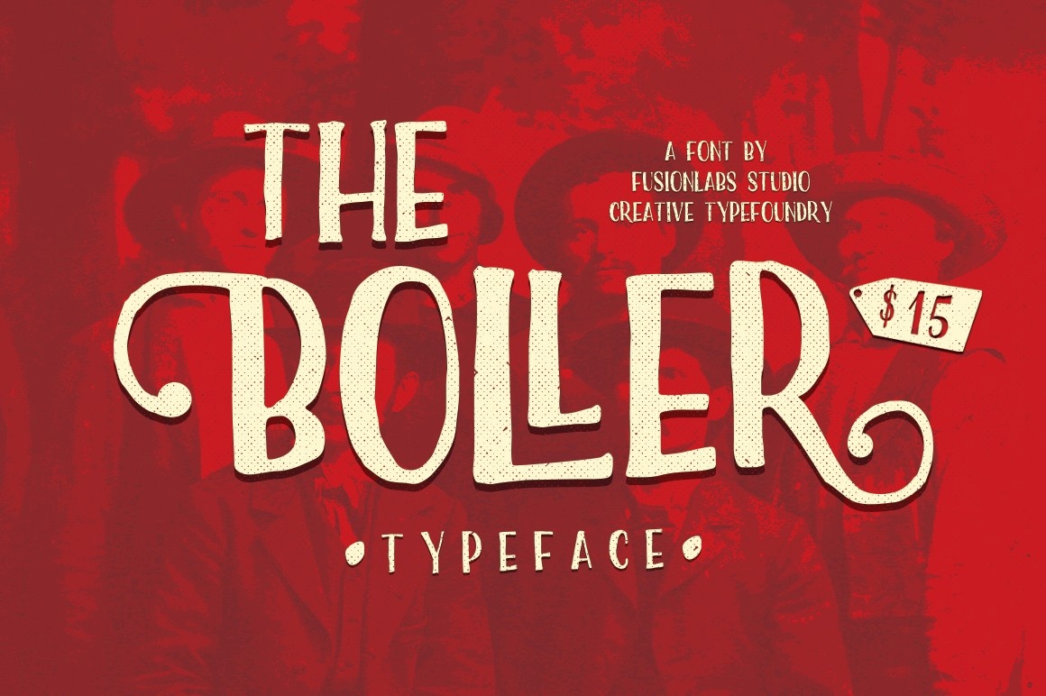 Пример шрифта Boller Typeface