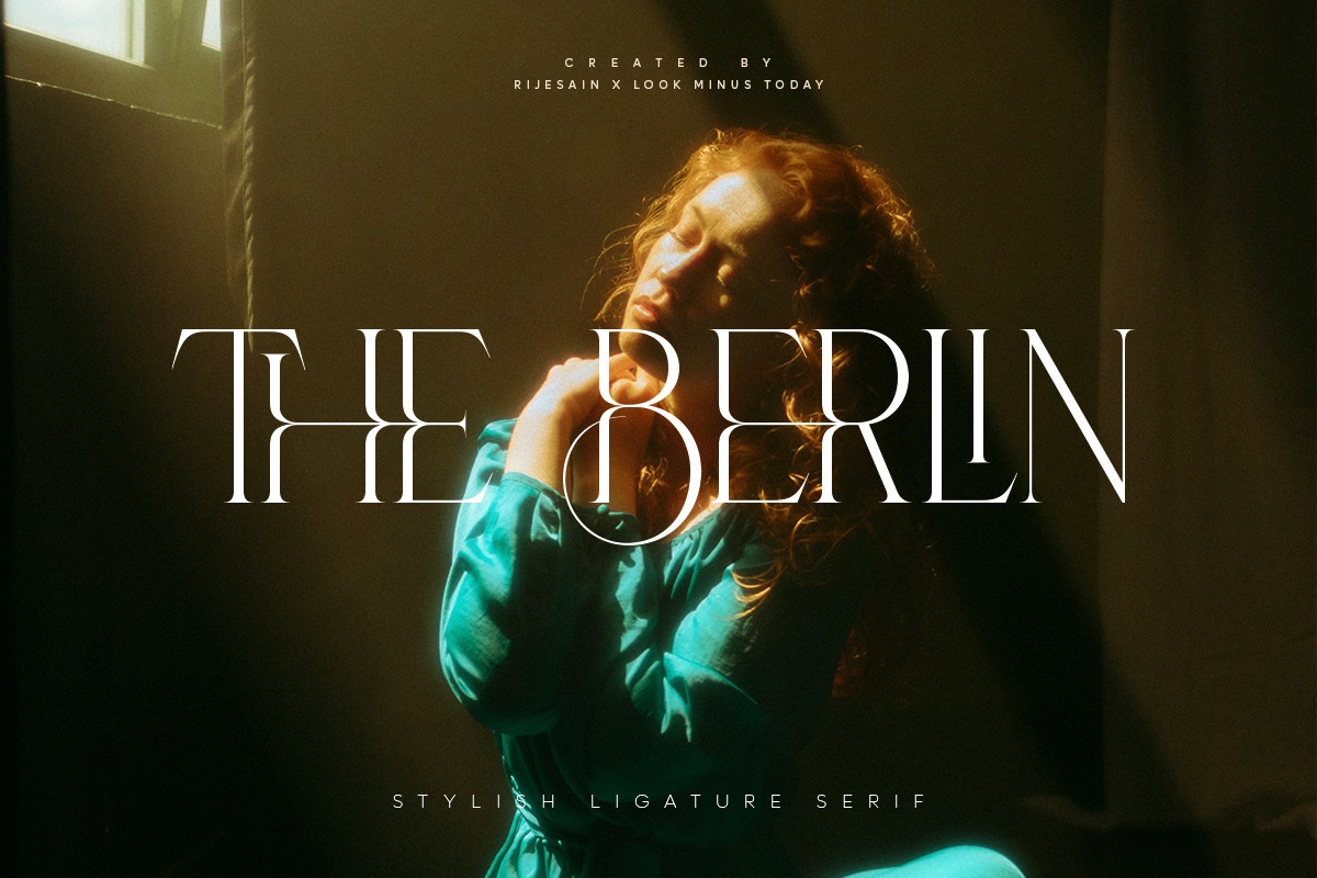 Пример шрифта The Berlin