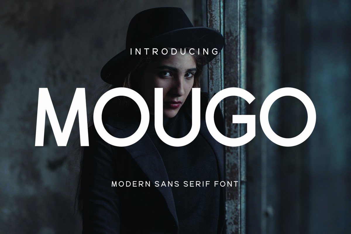 Пример шрифта Mougo Regular