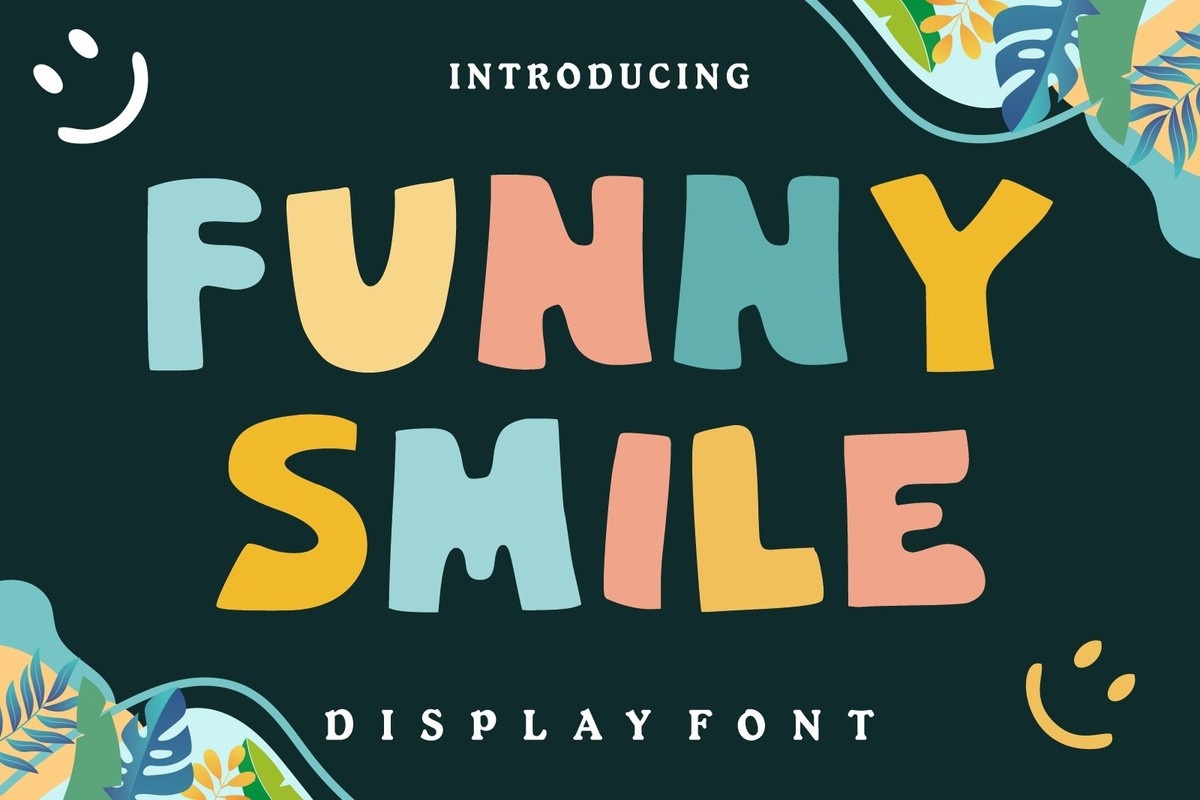 Пример шрифта Funny Smile