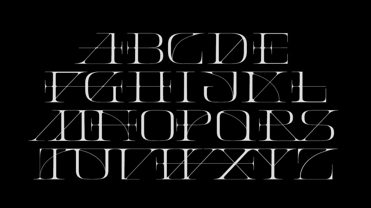 Пример шрифта Wired Serif