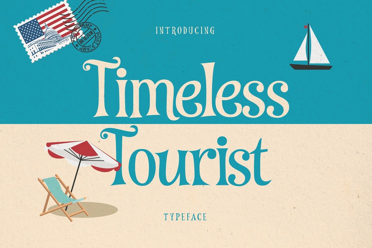 Пример шрифта Timeless Tourist Regular