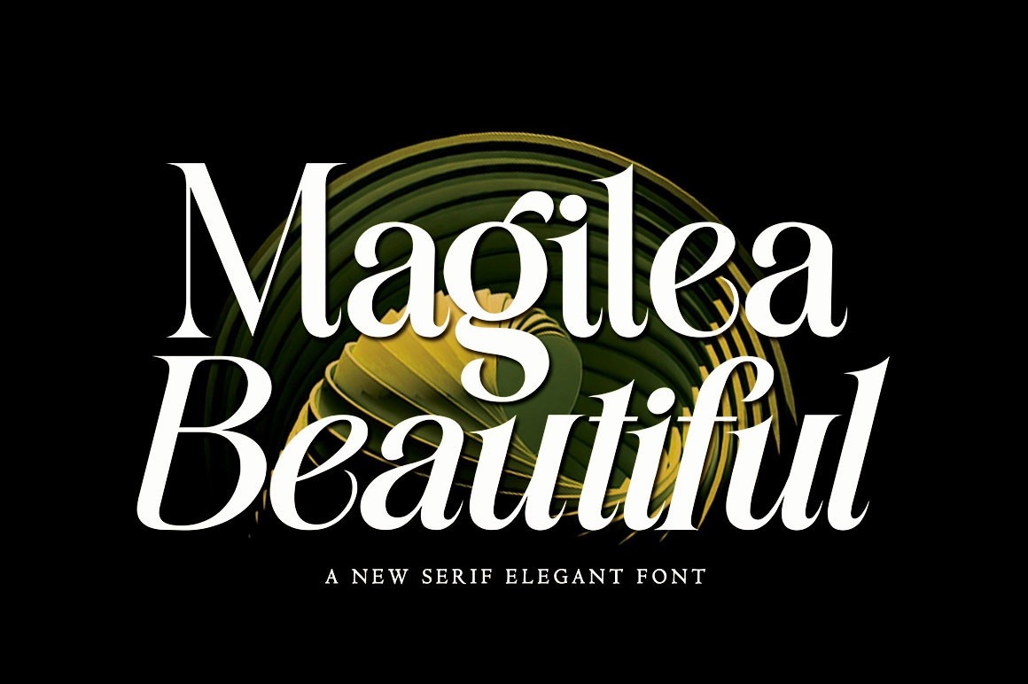 Пример шрифта Maligea Beautiful Regular