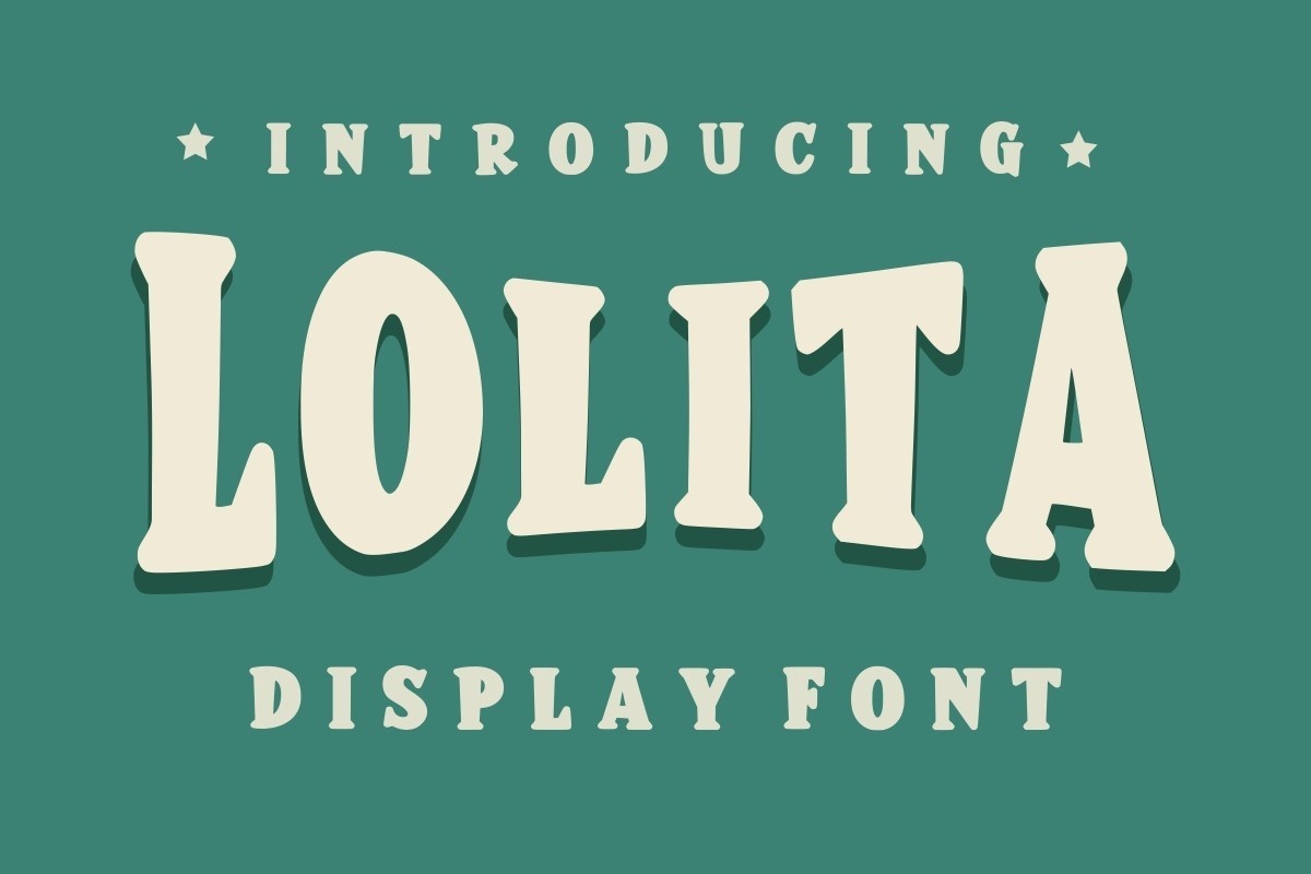 Пример шрифта Lolita Regular
