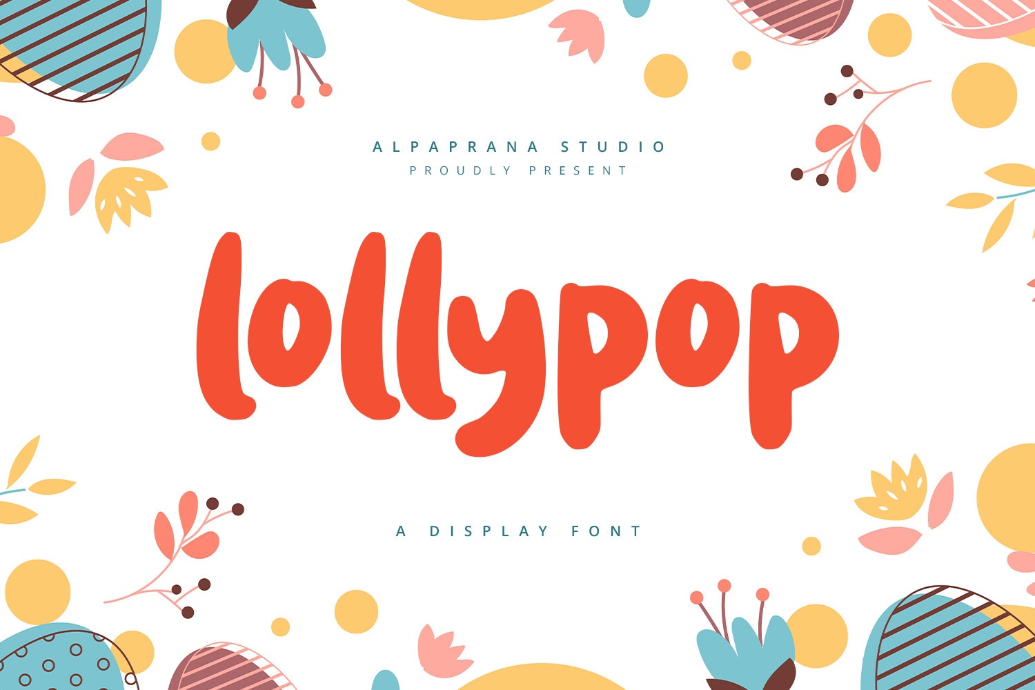 Пример шрифта Lollypop