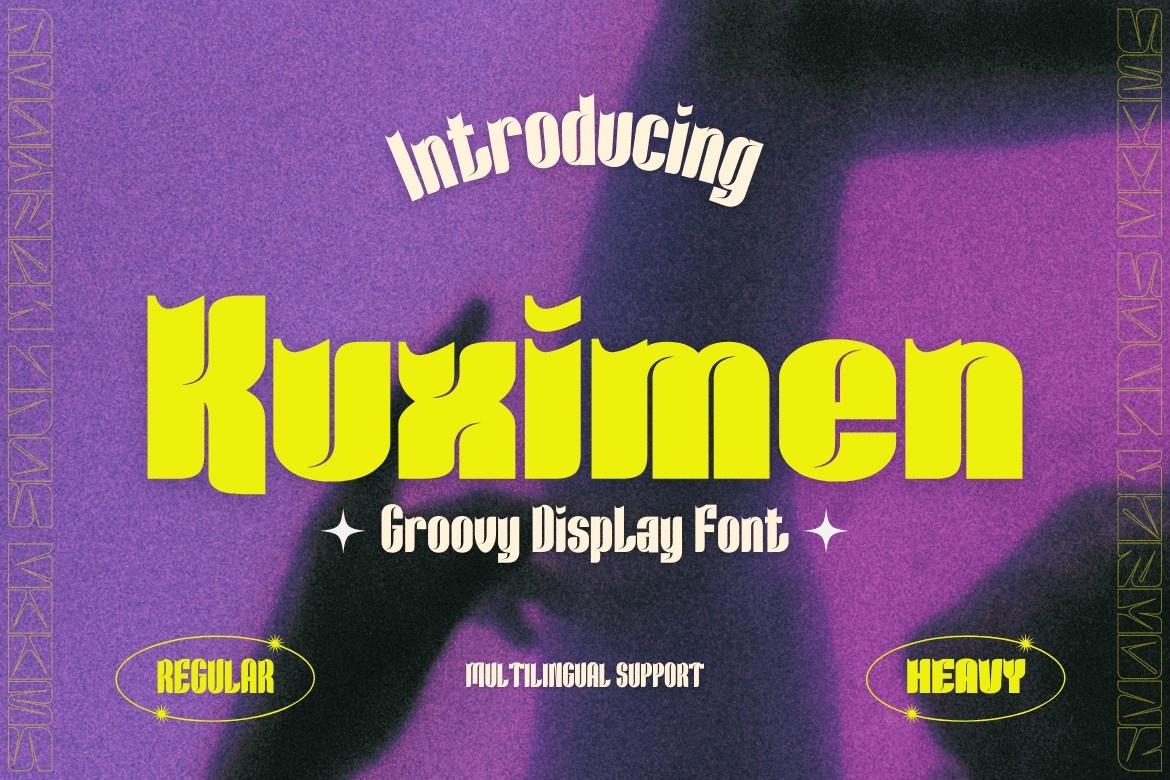 Пример шрифта Kuximen Heavy