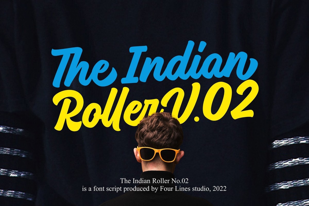 Пример шрифта Indian Roller V.02 Regular