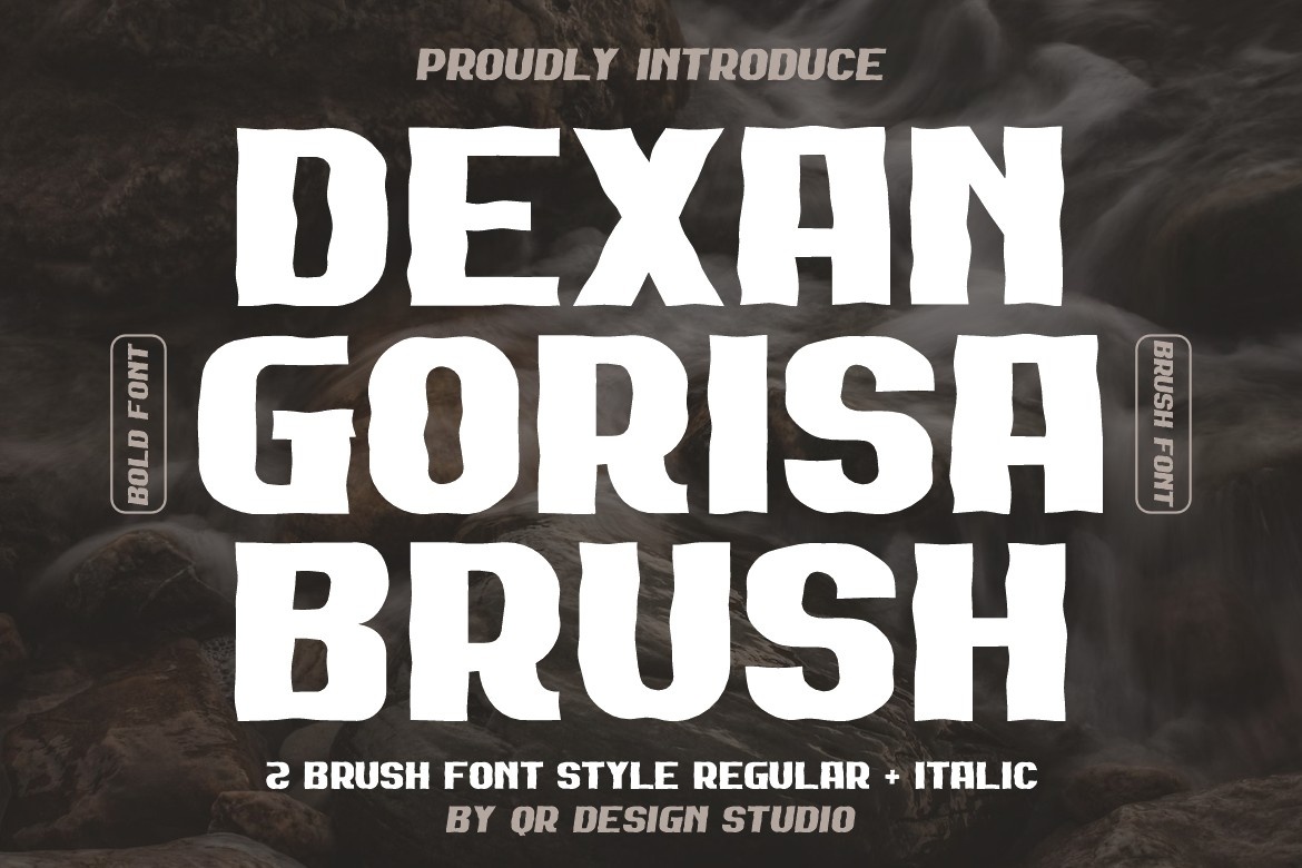 Пример шрифта Dexan Gorisa Brush Regular