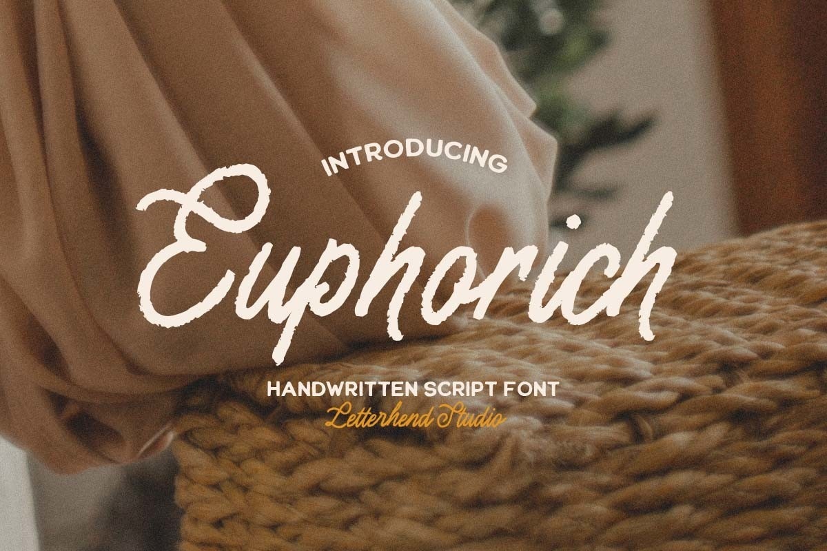 Пример шрифта Euphorich