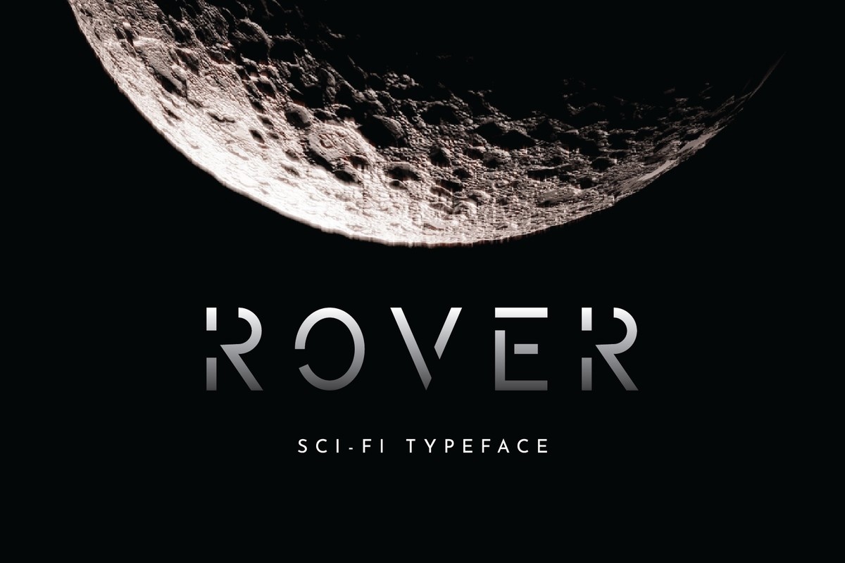 Пример шрифта Rover