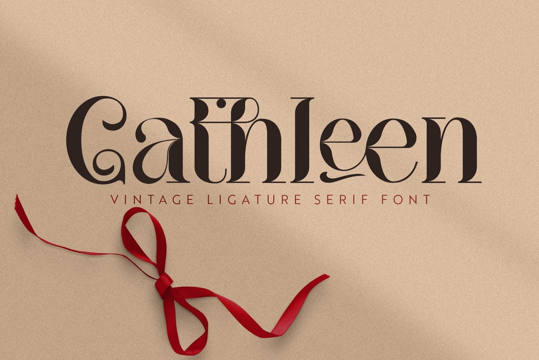 Пример шрифта Cathleen