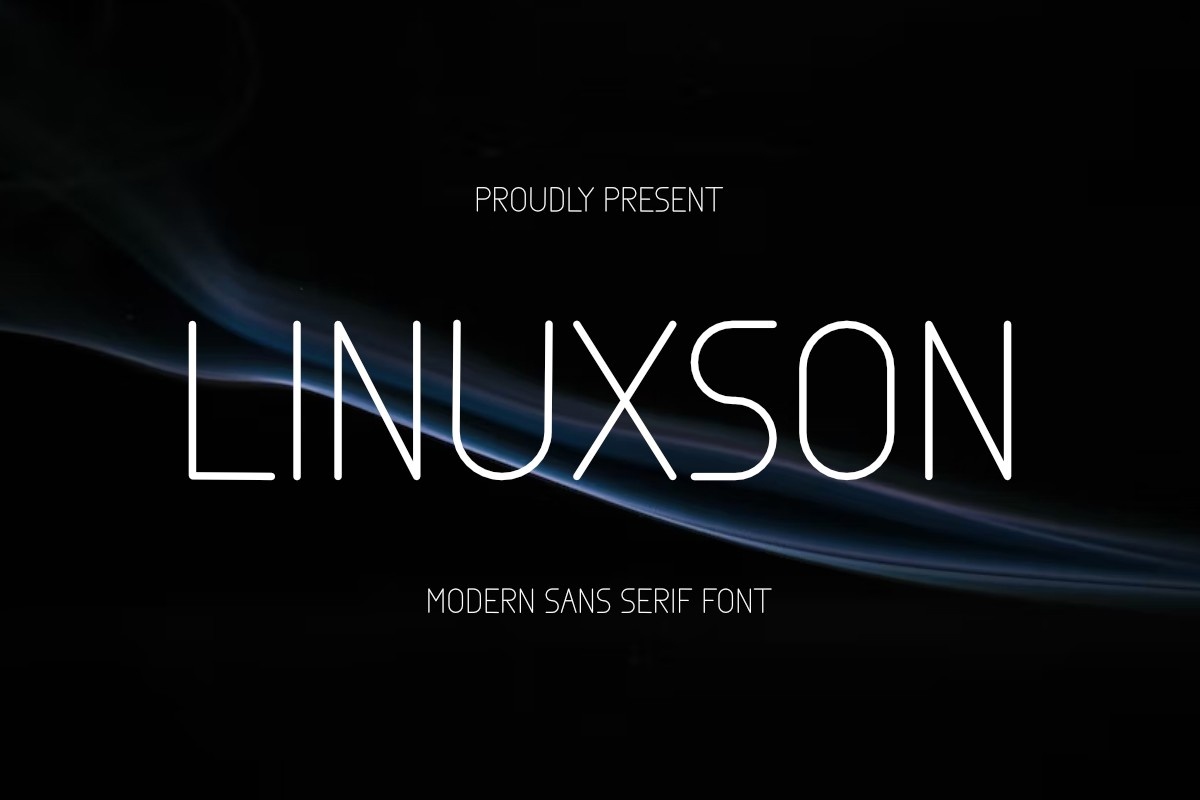 Пример шрифта Linuxson