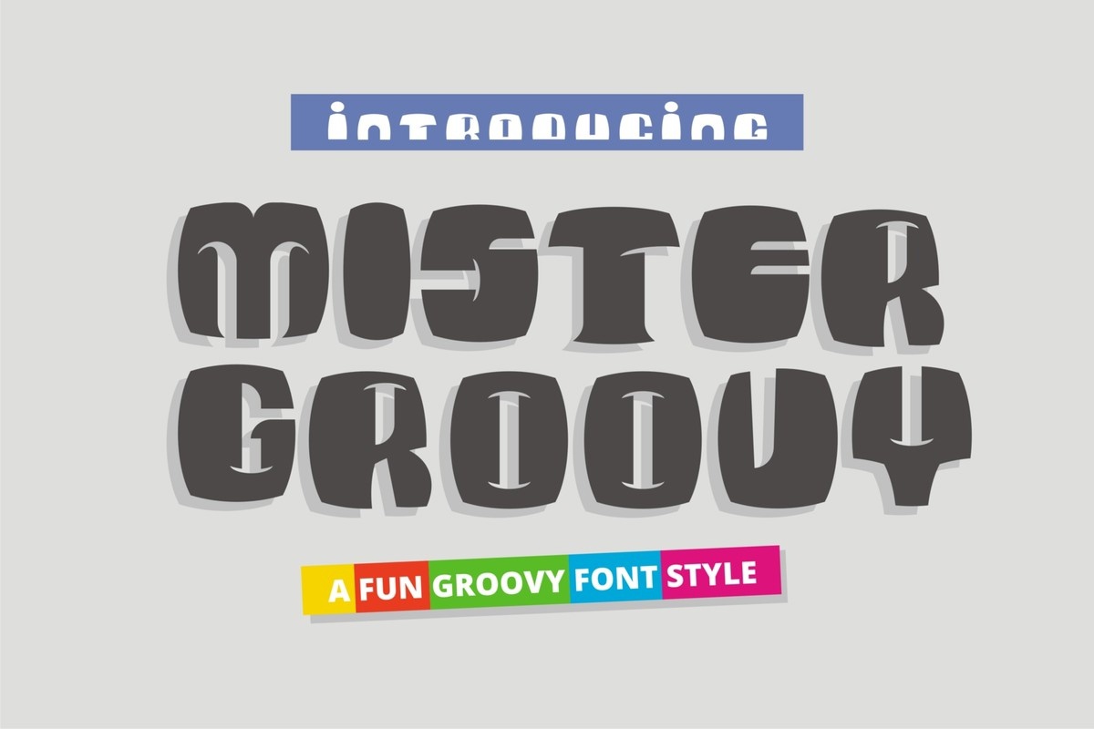 Пример шрифта Mister Groovy