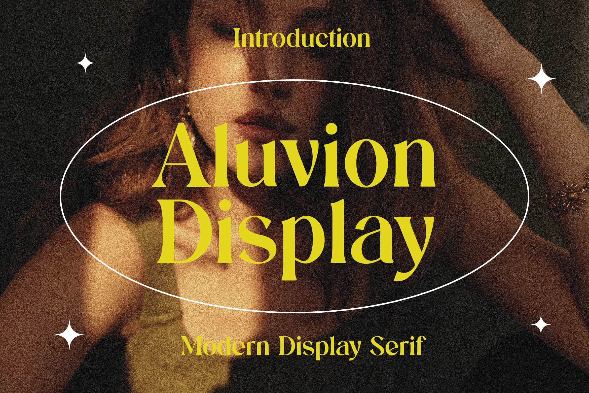 Пример шрифта Aluvion Display Regular