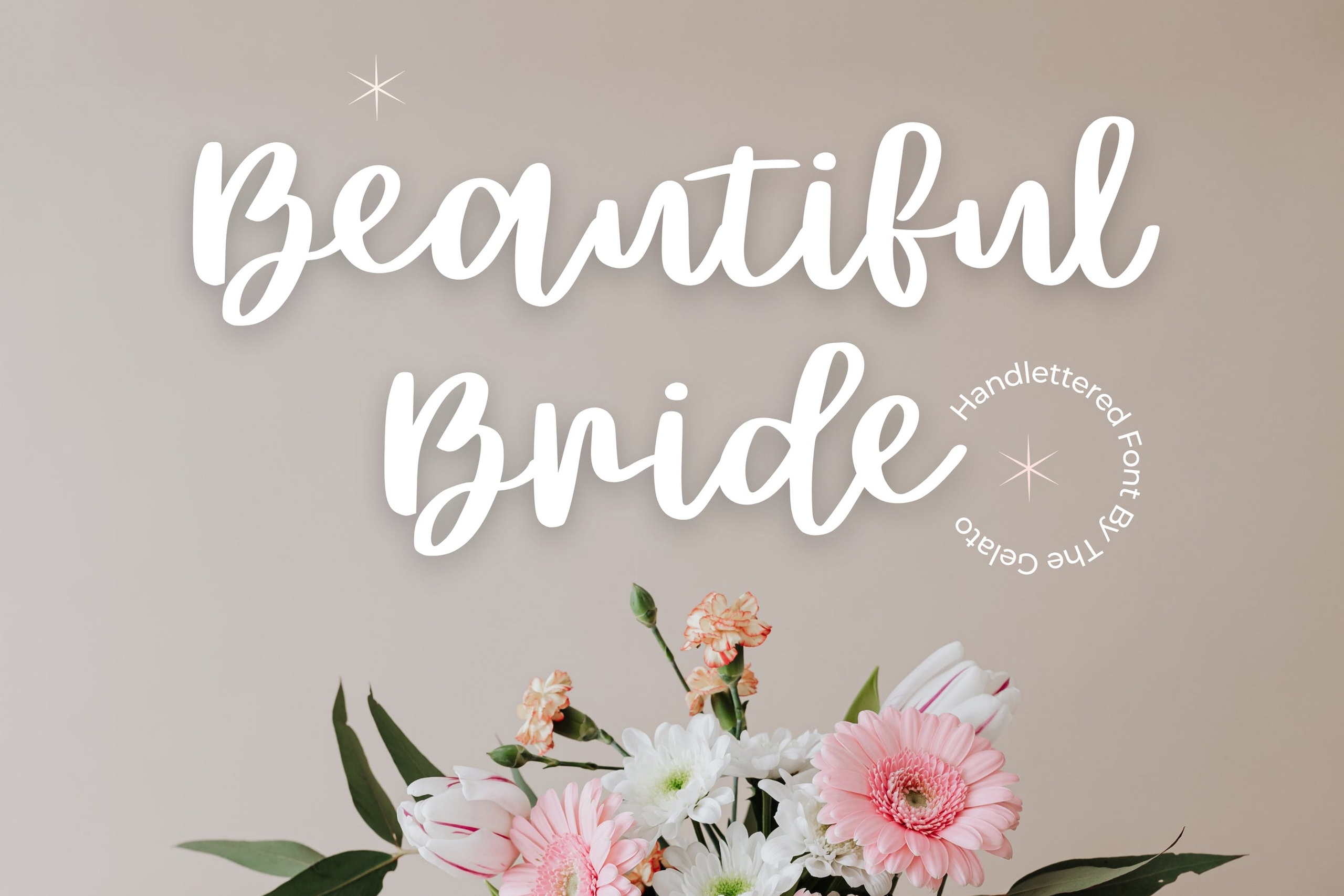 Пример шрифта Beautiful Bride Regular