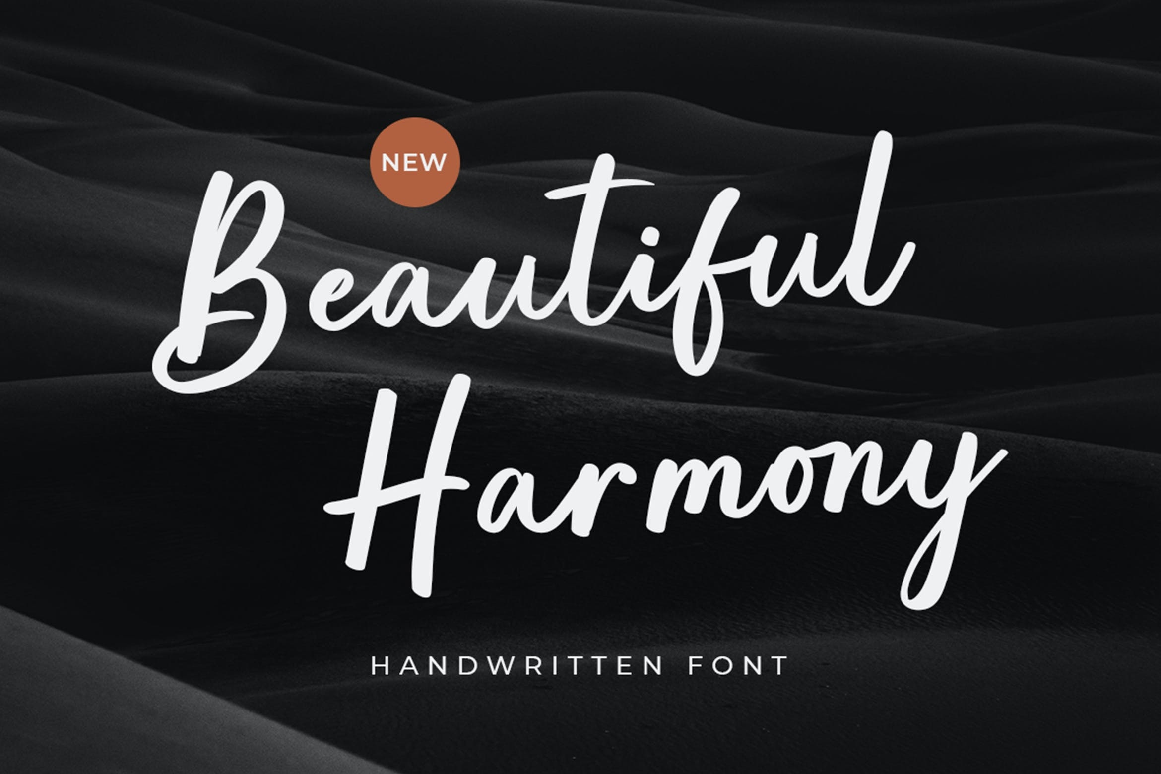 Пример шрифта Beautiful Harmony Regular