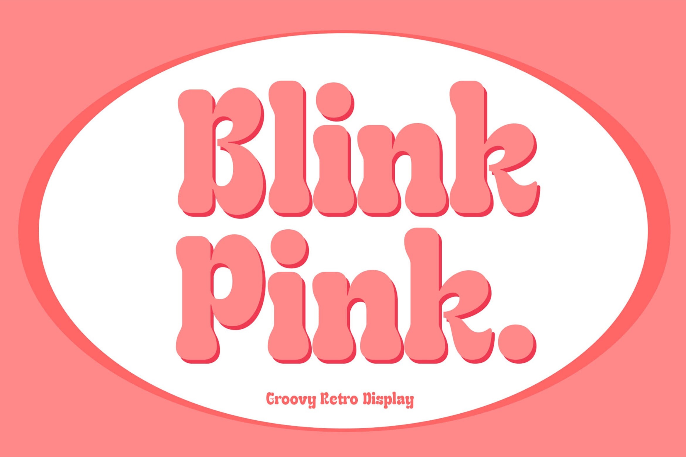 Пример шрифта Blink Ping Regular