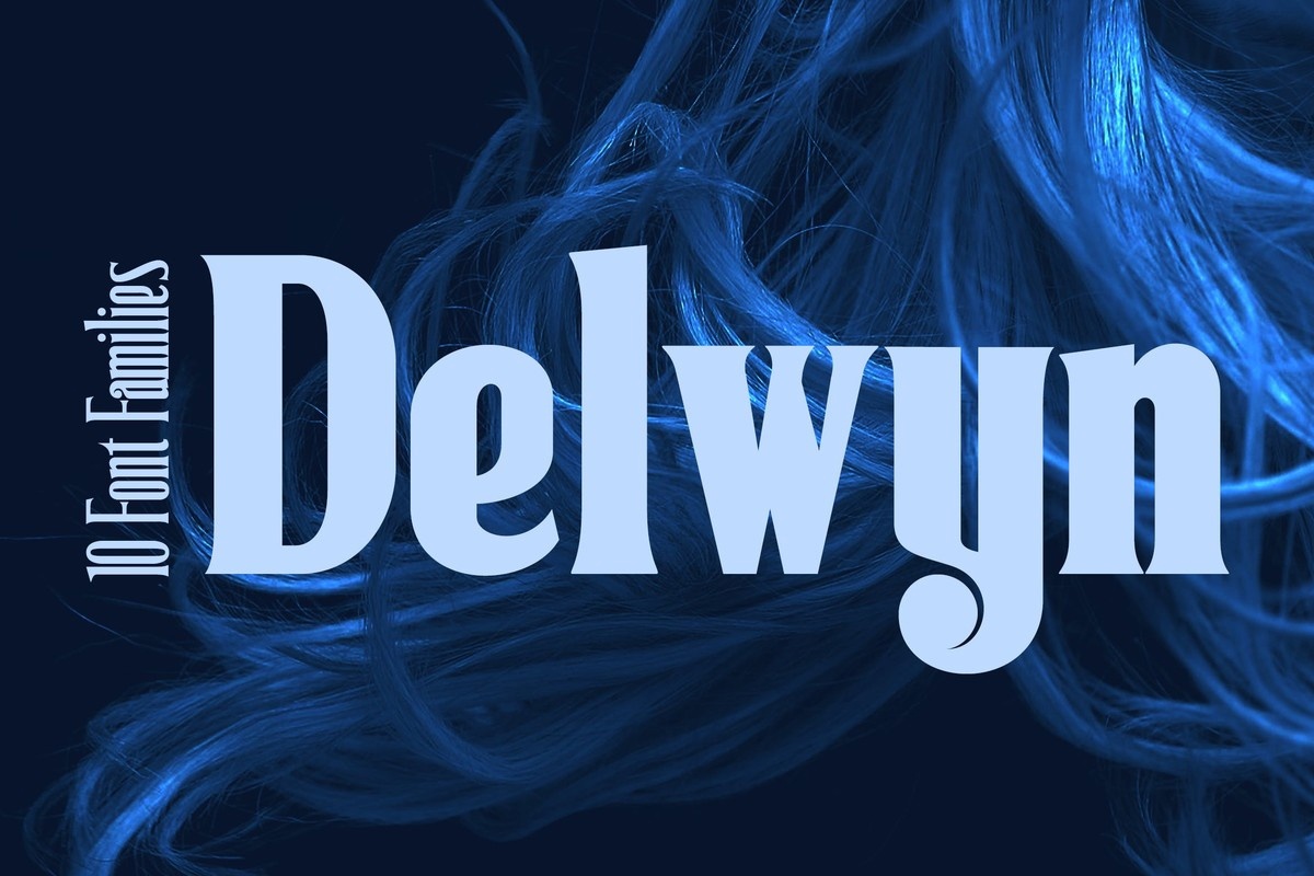 Пример шрифта Delwyn Light