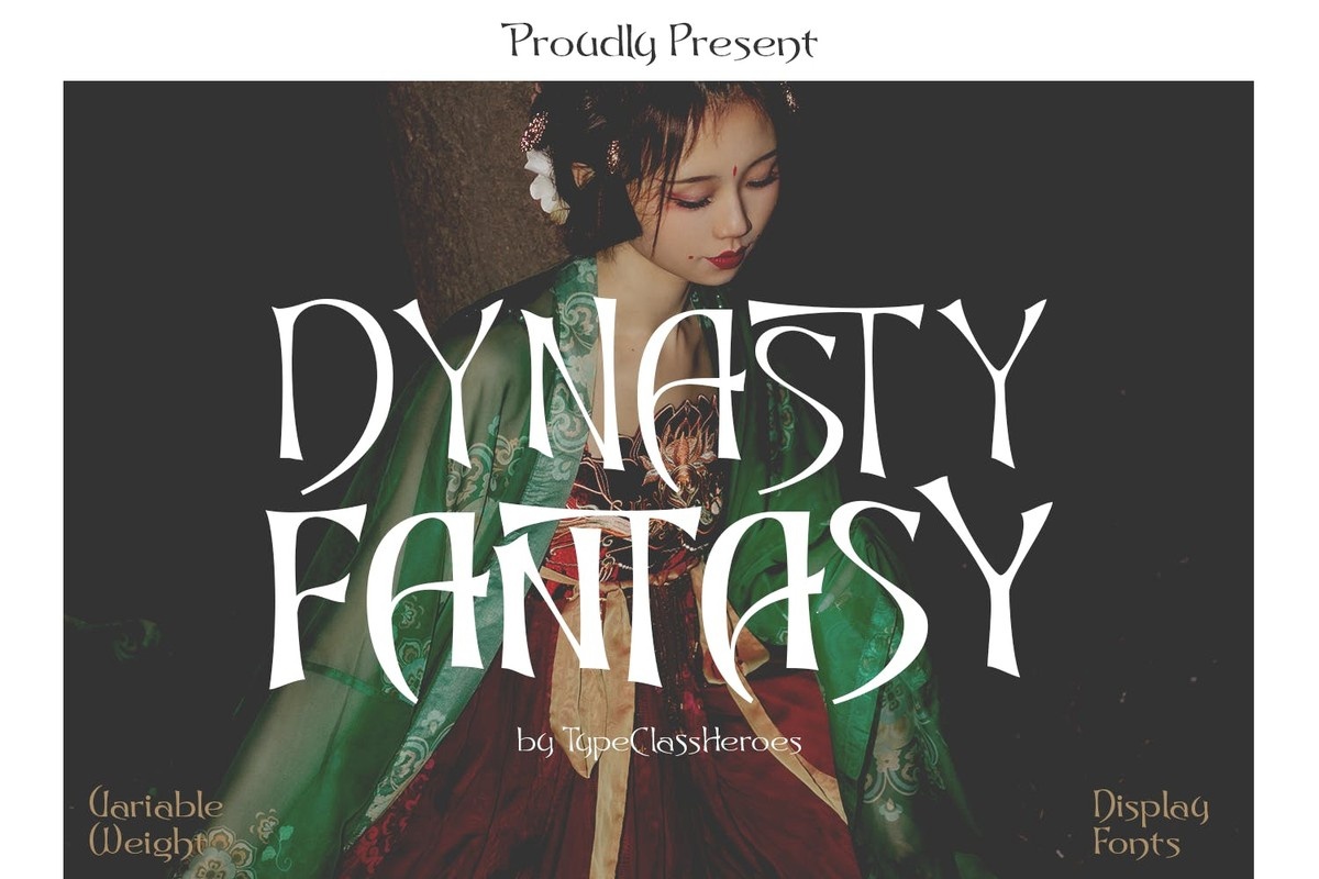 Пример шрифта Dynasty Fantasy Thin