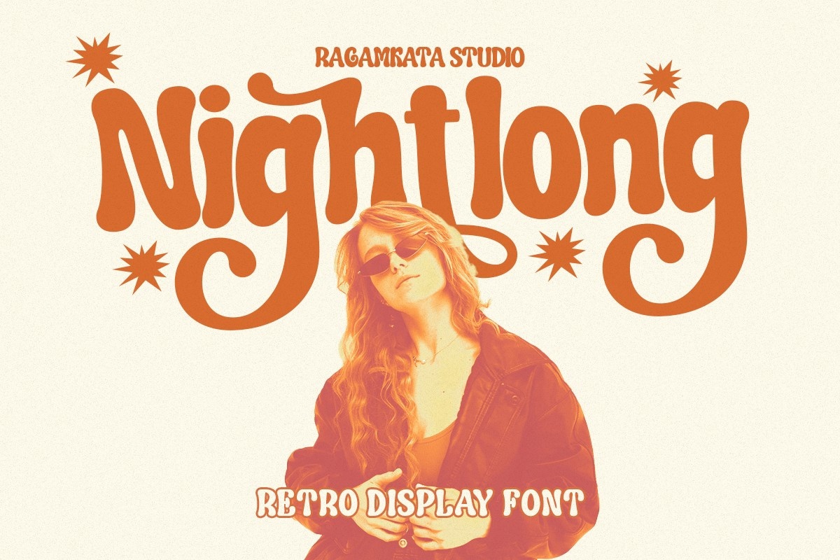 Пример шрифта Nightlong Regular