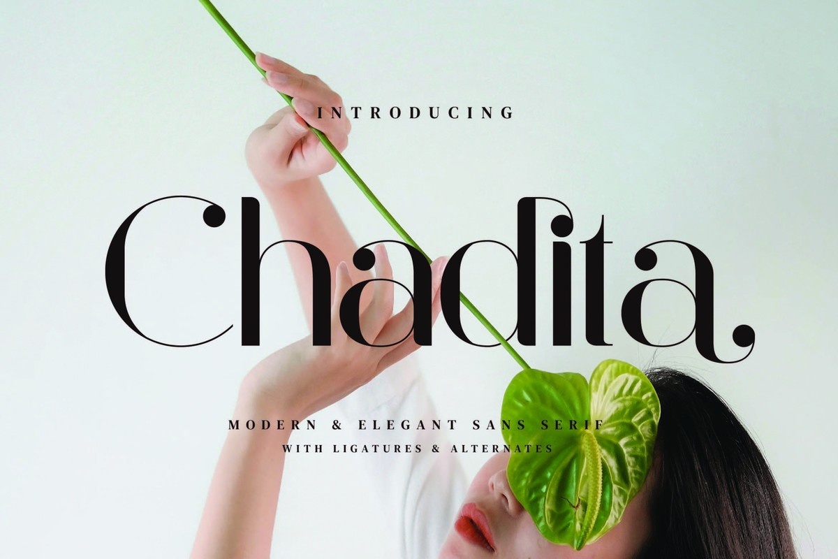 Пример шрифта Chadita