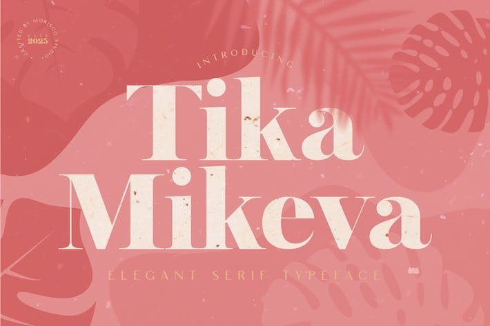 Пример шрифта Tika Mikeva