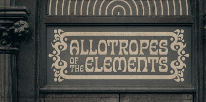 Пример шрифта Allotropic Regular