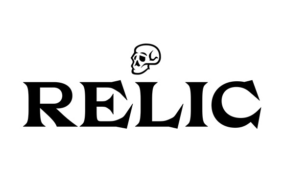 Пример шрифта Relic