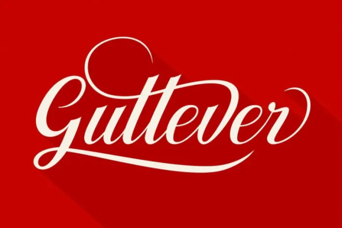Пример шрифта Gullever