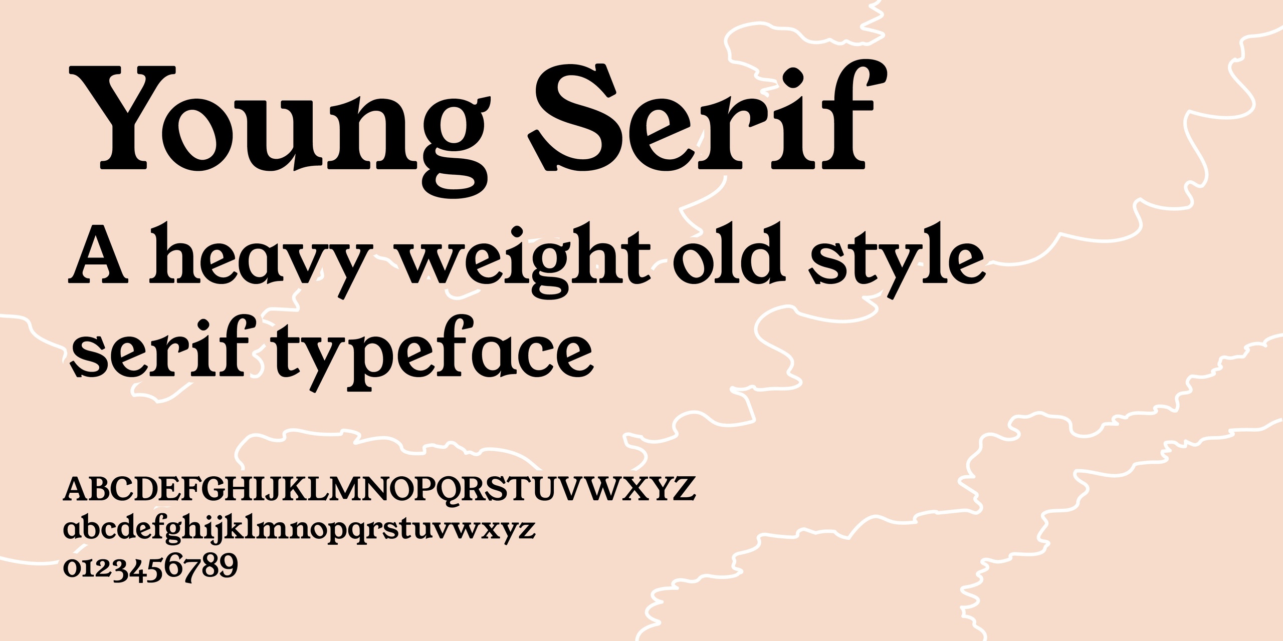 Пример шрифта Young Serif Regular
