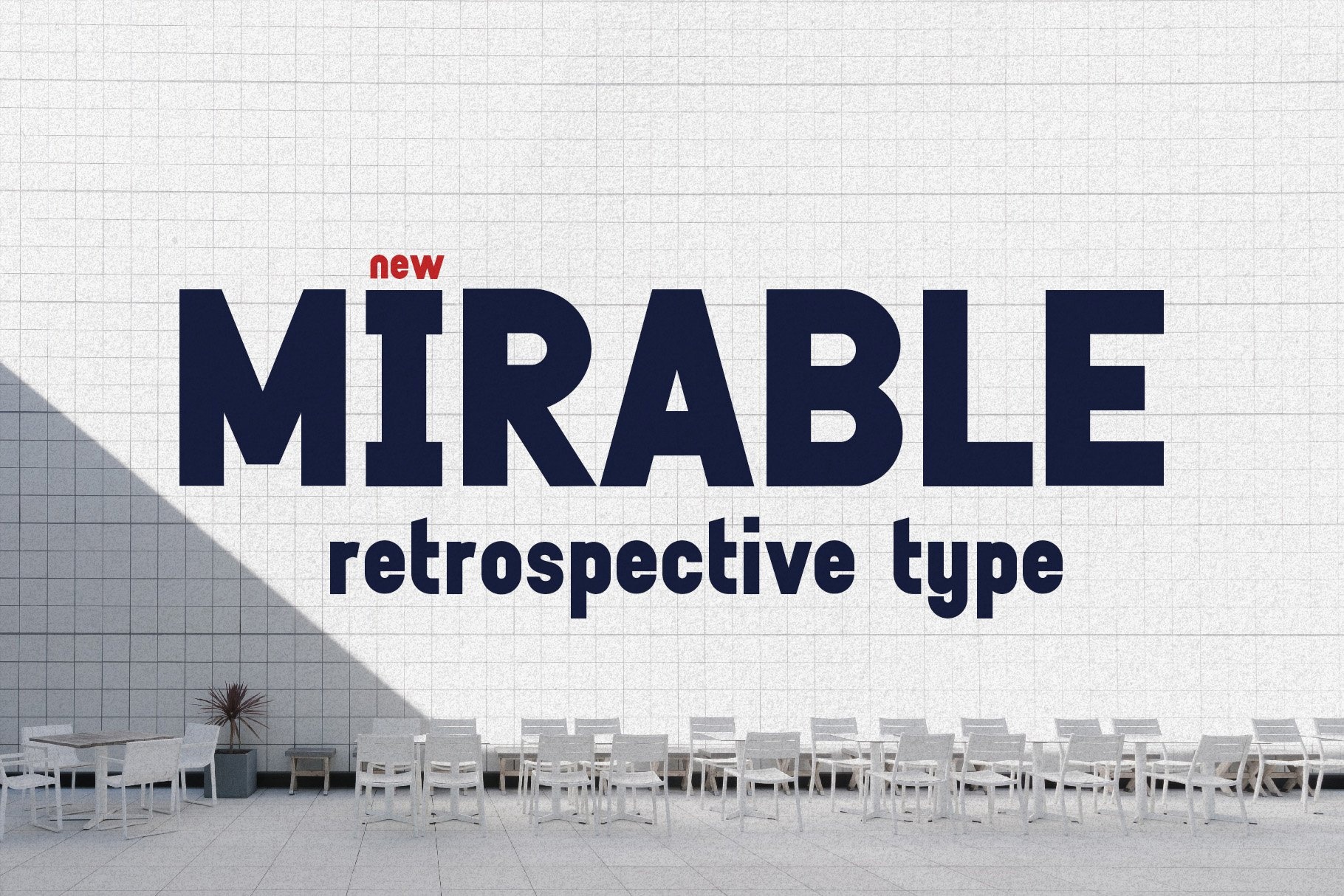 Пример шрифта Mirable