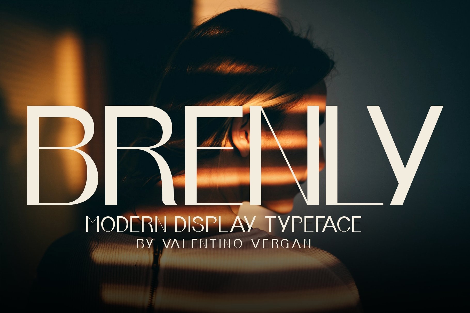 Пример шрифта Brenly Variable Oblique