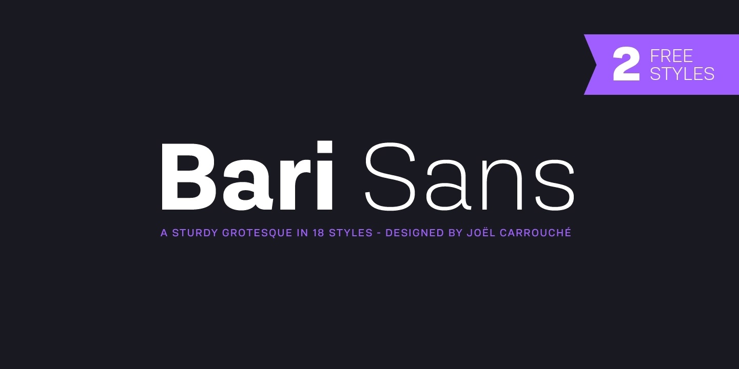 Пример шрифта Bari Sans Bold Italic