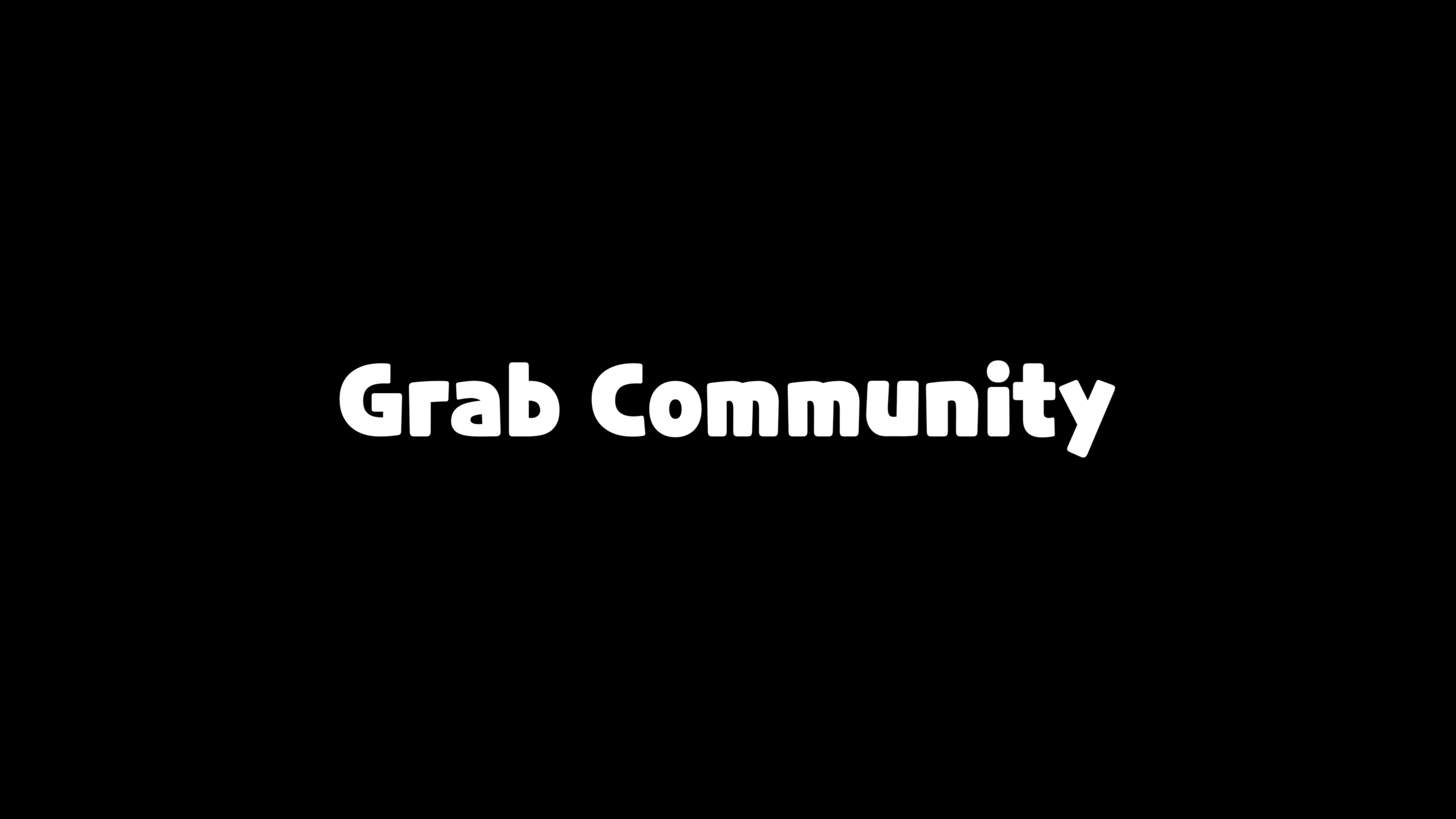 Пример шрифта GRAB COMMUNITY X Bold