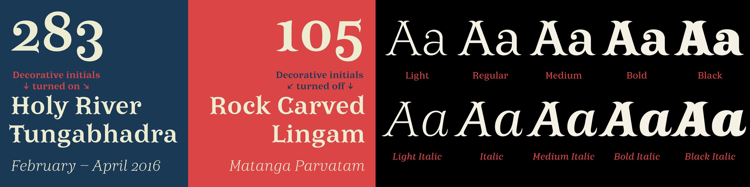 Пример шрифта Ermina Light Italic