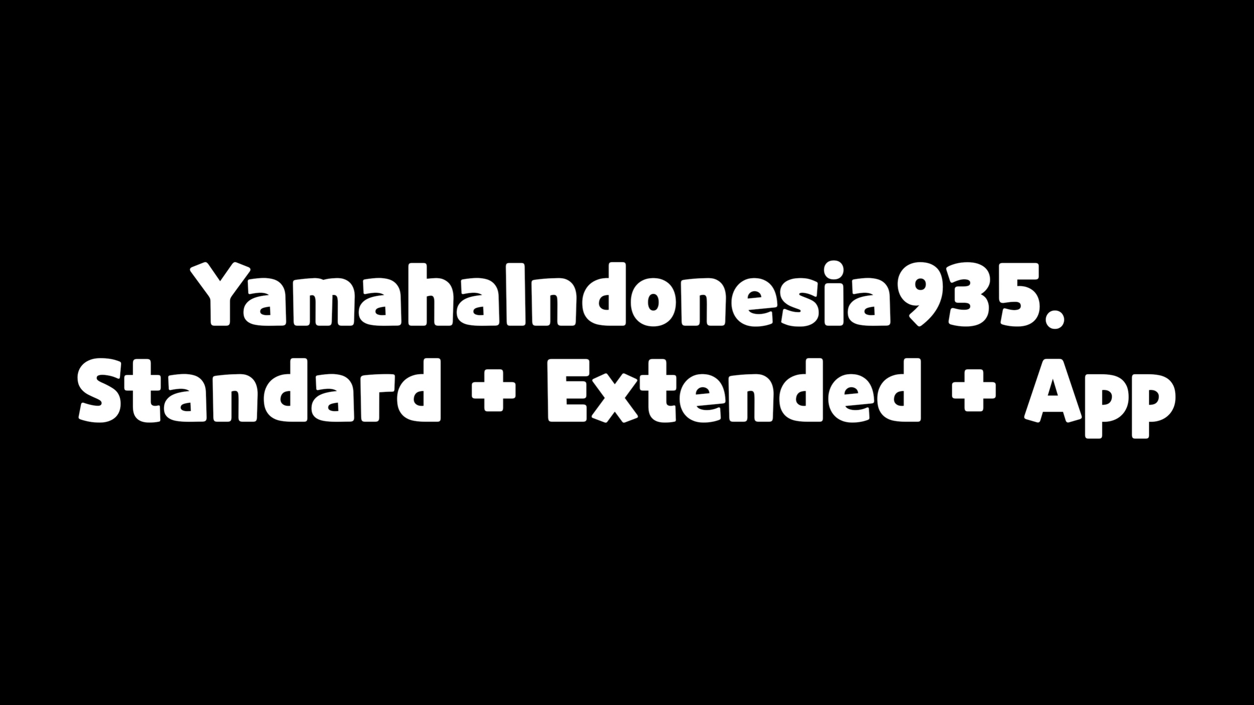 Пример шрифта YAMAHAINDONESIA 935 Black