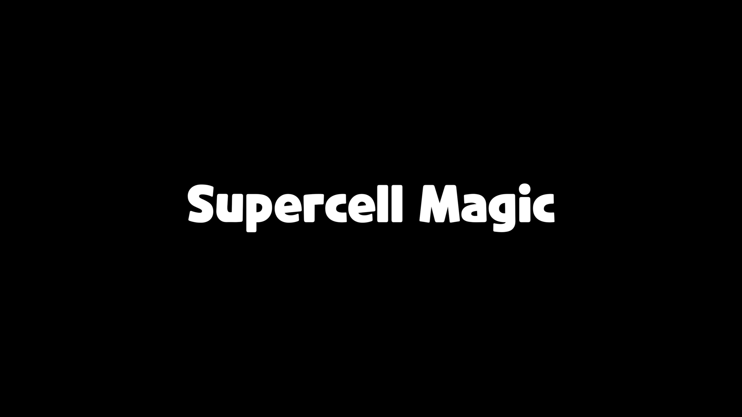 Пример шрифта SUPERCELL MAGIC