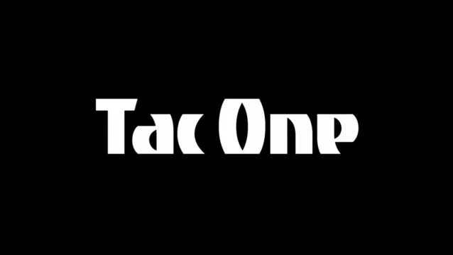 Пример шрифта Tac One Regular