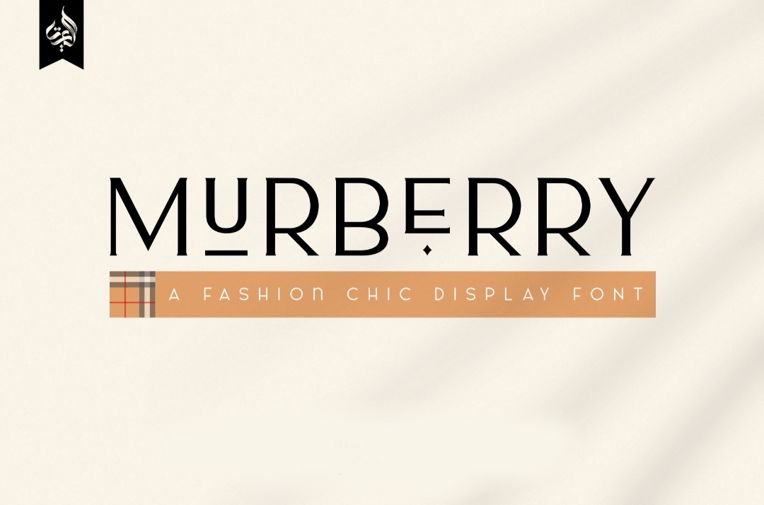 Пример шрифта Murberry