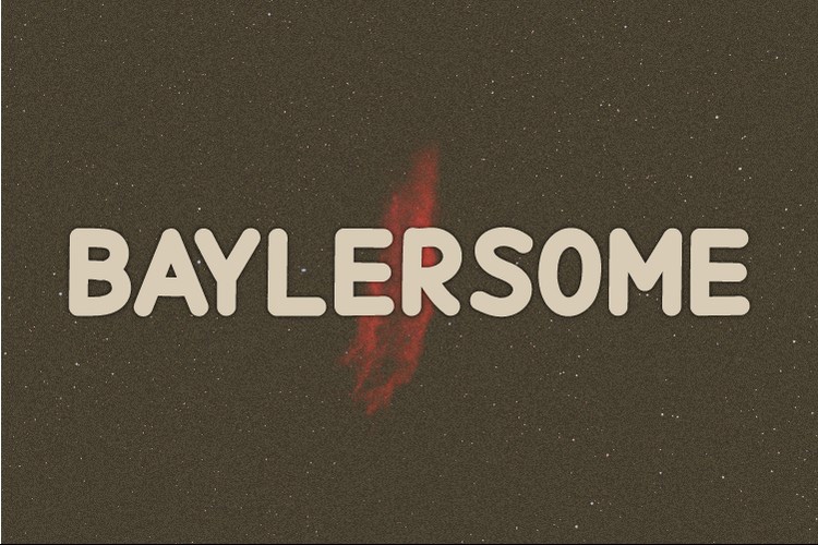 Пример шрифта Baylersome