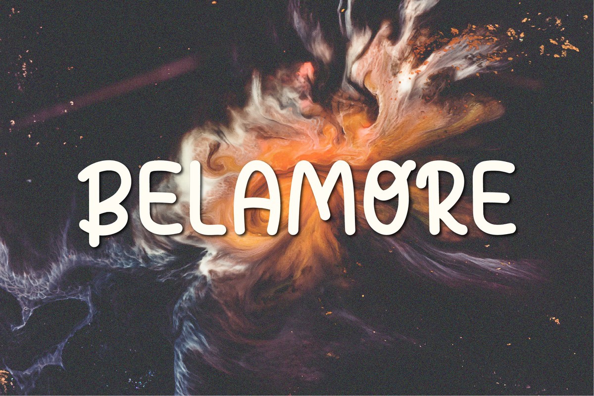 Пример шрифта Belamore