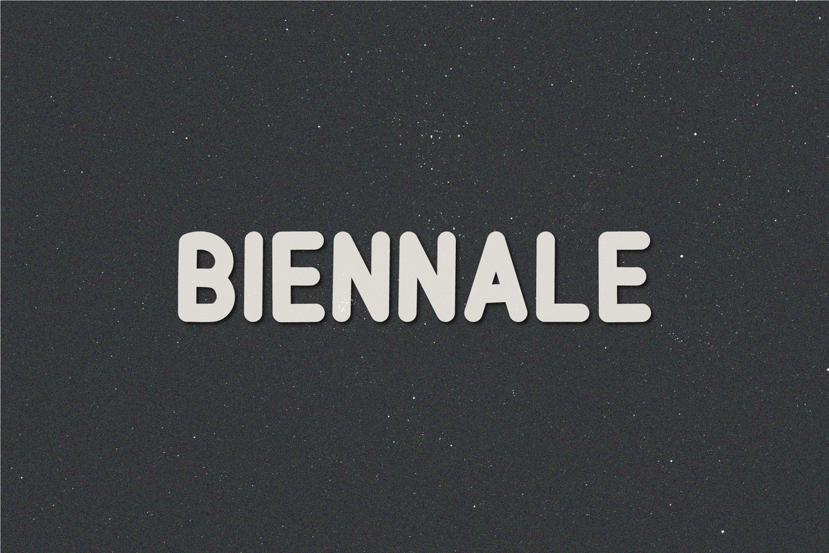 Пример шрифта Biennale Regular