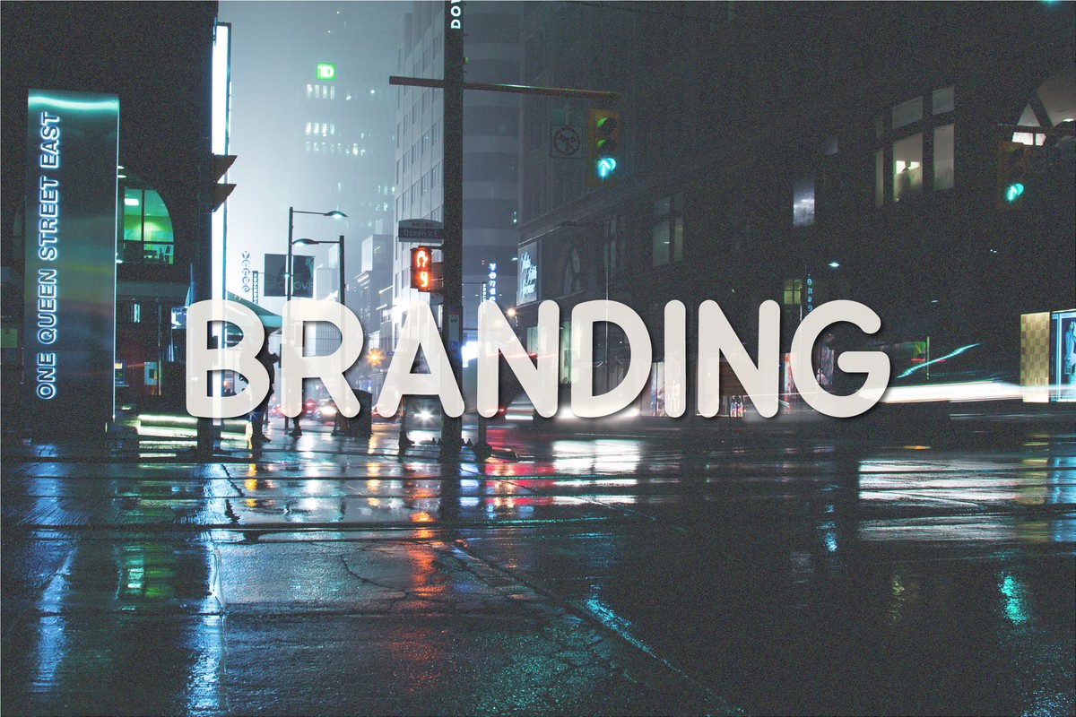 Пример шрифта Branding